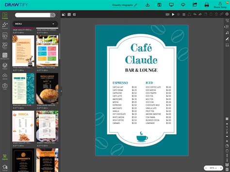 Free Online Menu Maker .